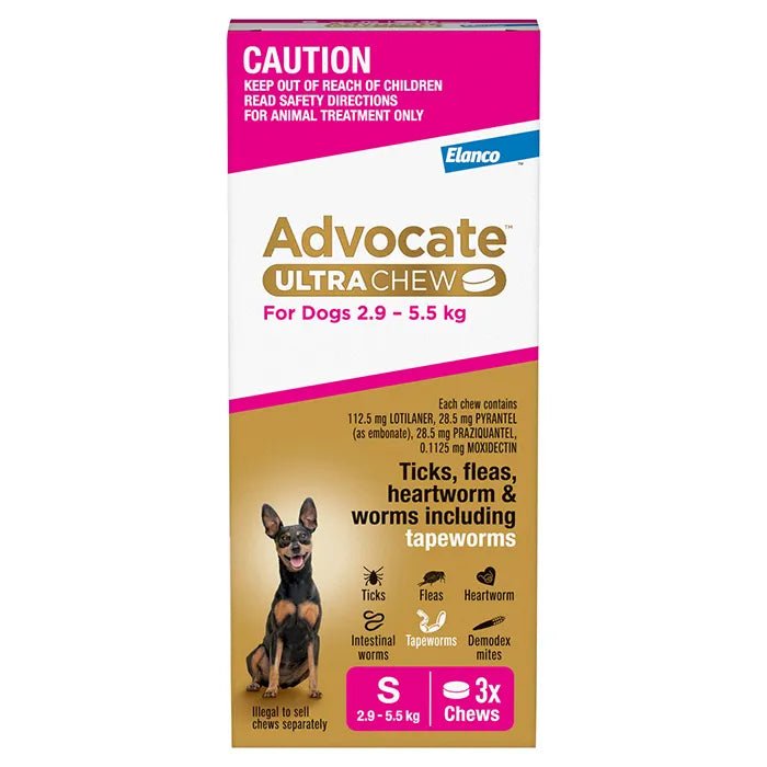 Advocate Ultra Chew Small 2.9 - 5.5kg - Woonona Petfoods