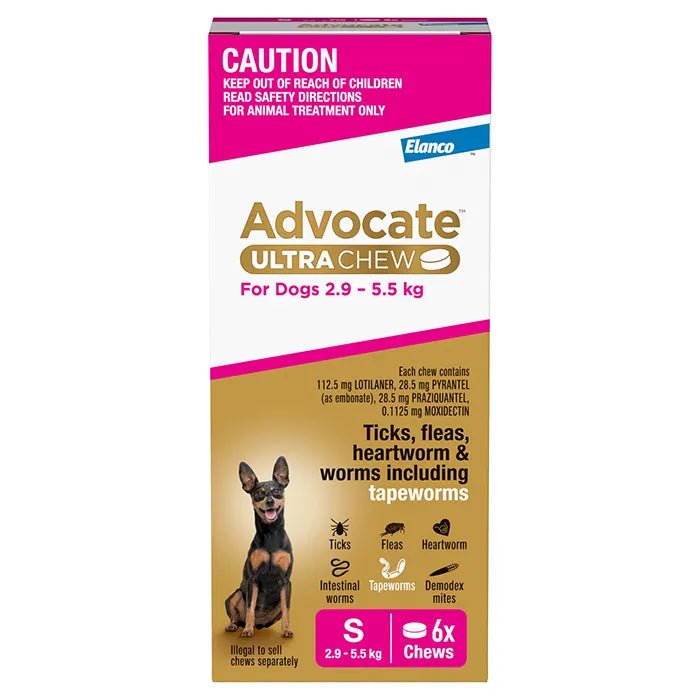 Advocate Ultra Chew Small 2.9 - 5.5kg - Woonona Petfoods