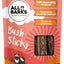 All Barks Bush Sticks Kangaroo and Venison Dog Treats 110g - Woonona Petfood & Produce