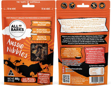All Barks Nibbles Kangaroo and Venison Dog Treats 100g - Woonona Petfood & Produce