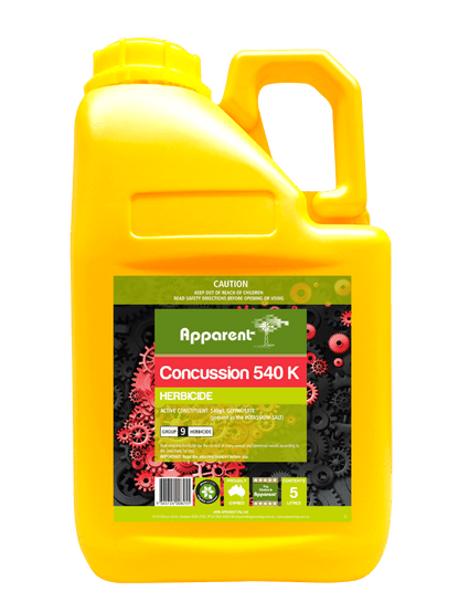Apparent Glyphosate 540G/L Concussion - Woonona Petfoods
