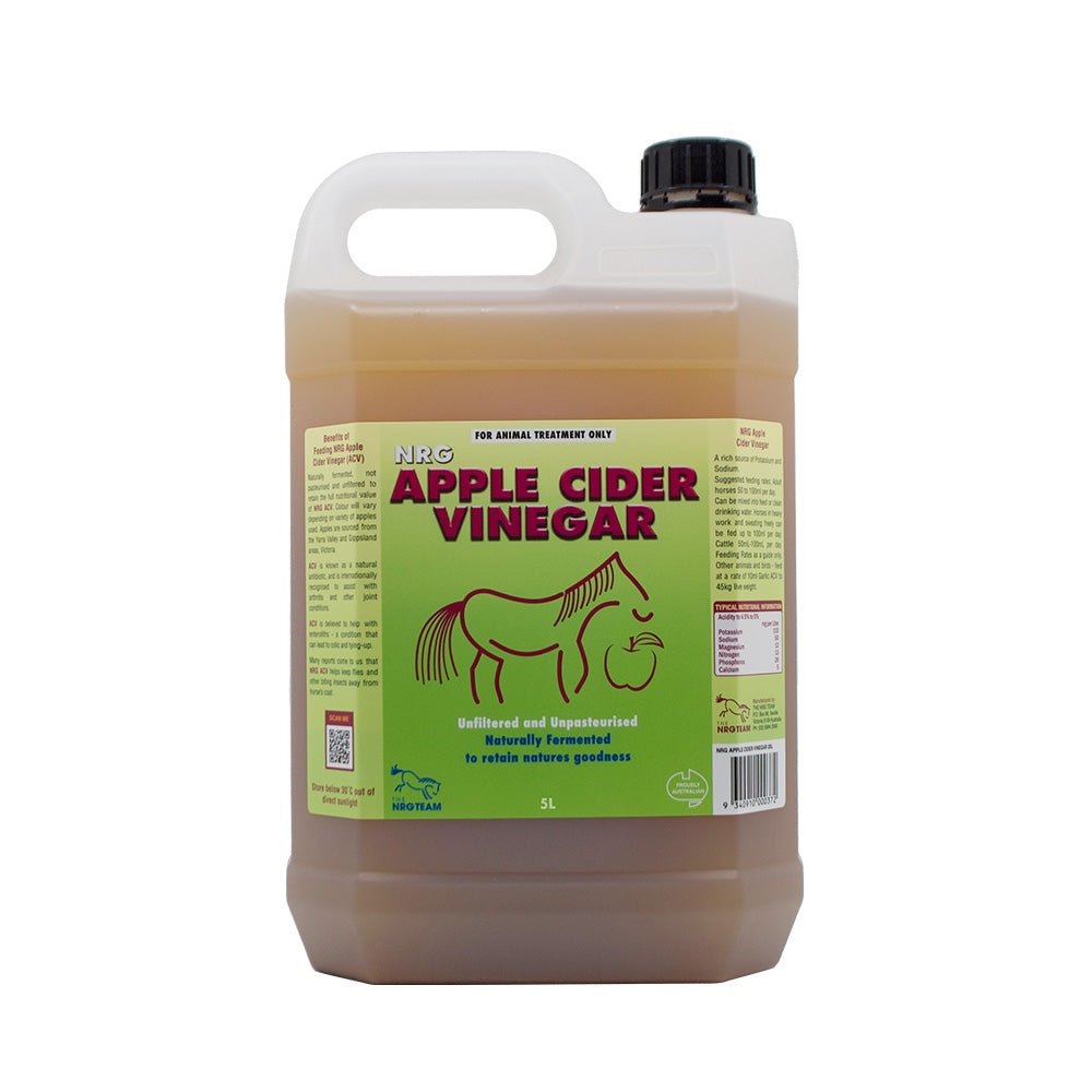 Apple Cider Vinegar 5L NRG - Woonona Petfood & Produce