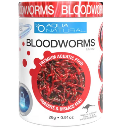 Pisces Natural Products Bloodworms Freeze Dried 26g