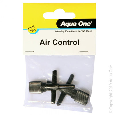 Aqua One Air Line T Control Valve 2 Pack - Woonona Petfood & Produce