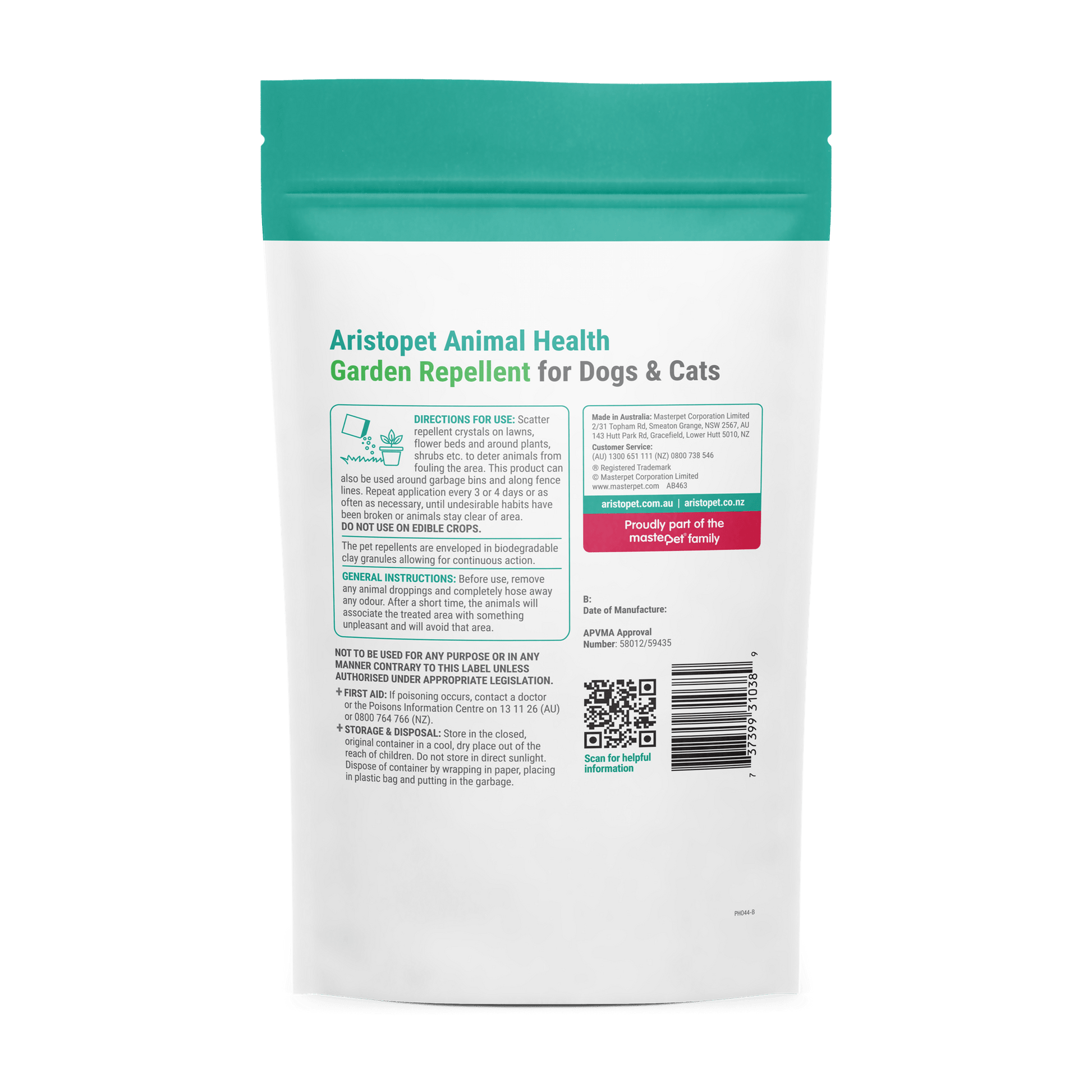 Aristopet Outdoor Repellant For Dogs & Cats - Woonona Petfoods