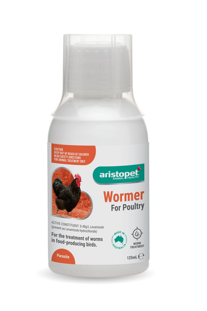 Aristopet Poultry Wormer 125ml - Woonona Petfoods