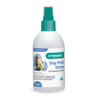 Aristopet Stop Pick Spray for Birds 125ml - Woonona Petfoods