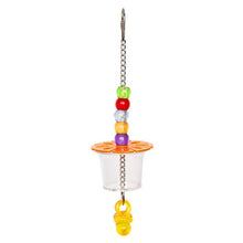 Avi One Bird Toy Acrylic Foraging Cup With Beads 26cm - Woonona Petfoods