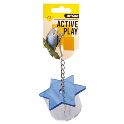 Avi One Bird Toy Acrylic Foraging Star 16cm - Woonona Petfood & Produce