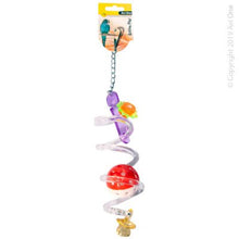 Avi One Bird Toy Acrylic Spiral With Ball 32cm - Woonona Petfoods