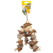 Avi One Bird Toy Pumice and Coconut with Wooden Balls 30cm - Woonona Petfoods