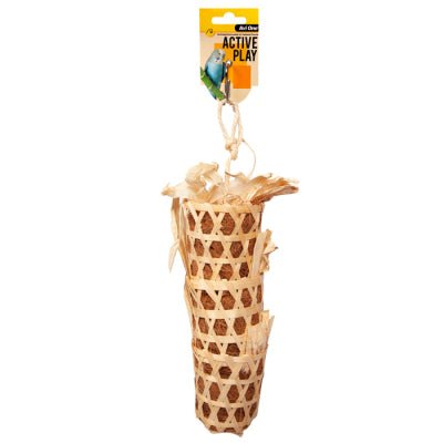 Avi One Bird Toy Triple Bamboo Basket - Woonona Petfood & Produce