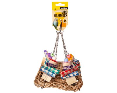 Avi One Bird Toy Wooden Blocks & Beads 34cm - Woonona Petfood & Produce