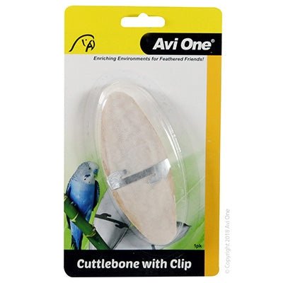Avi One Cuttlebone with Stainless Steel Clip - Woonona Petfoods