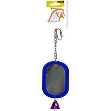 Avi One Parrot Toy Acrylic Oval Mirror - Woonona Petfoods