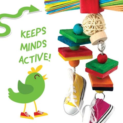 Bainbridge Bird Toy Sneaker Robot - Woonona Petfoods