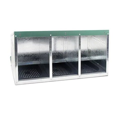 Bainbridge Chicken Nesting Box Rollaway 3 Hole with Legs - Woonona Petfoods