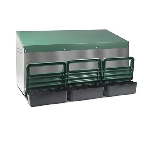 Bainbridge Chicken Nesting Box Rollaway 3 Hole with Legs - Woonona Petfoods