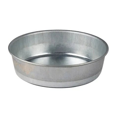 Bainbridge Galvanised Round Feed Plate - Woonona Petfoods