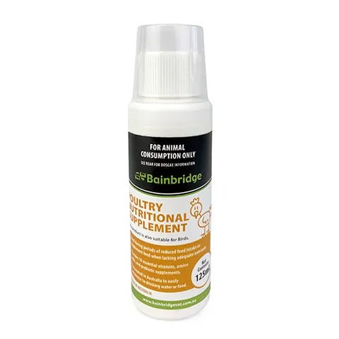 Bainbridge Poultry Nutritional Supplement 125ml - Woonona Petfood & Produce