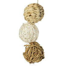 Bainbridge Small Animal Toy Natural 3 Balls - Woonona Petfoods