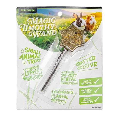 Bainbridge Small Animal Treat Magic Timothy Wand - Woonona Petfoods