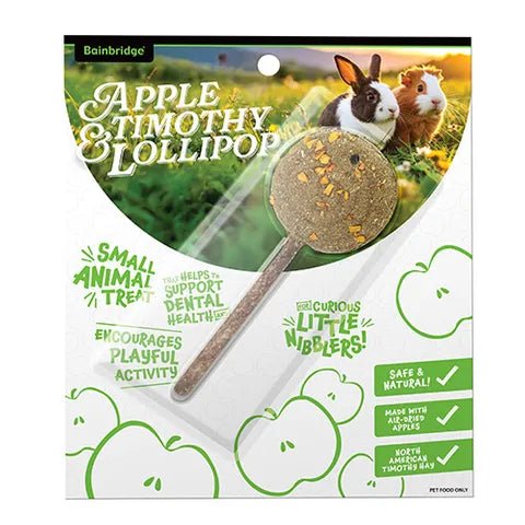Bainbridge Small Animal Treat Timothy Lollipop - Woonona Petfoods