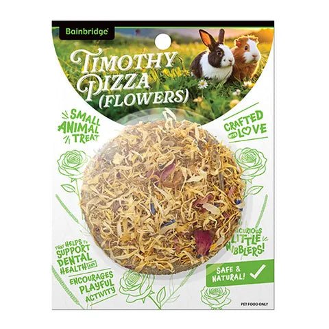 Bainbridge Small Animal Treat Timothy Pizza - Woonona Petfoods