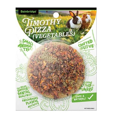Bainbridge Small Animal Treat Timothy Pizza - Woonona Petfoods
