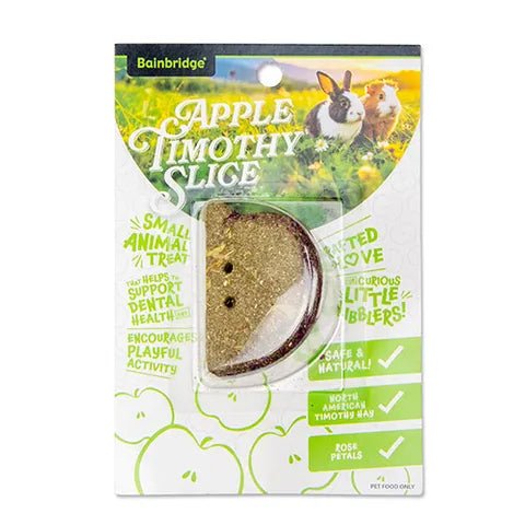 Bainbridge Small Animal Treat Timothy Slice - Woonona Petfoods