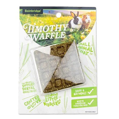 Bainbridge Small Animal Treat Timothy Waffle - Woonona Petfoods