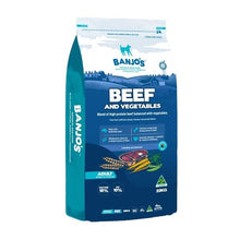 Banjos Adult Dog Food Beef and Vegetables 20kg - Woonona Petfoods