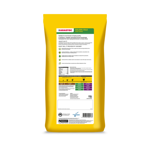 Barastoc Golden Yolk Layer Pellets 20kg - Woonona Petfood & Produce