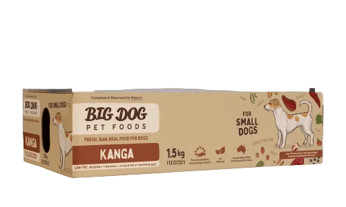 Big Dog 1.5kg Small Dog Kanga Raw Food - Woonona Petfoods