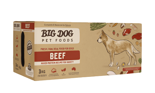 Big Dog 3kg Beef - Woonona Petfood & Produce