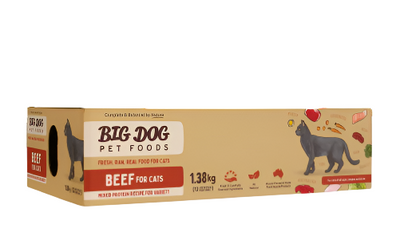 Big Dog Cat Beef - Woonona Petfoods