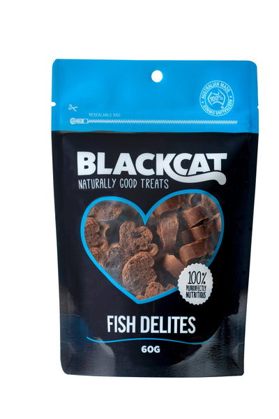 Black Cat Fish Delites 60g - Woonona Petfood & Produce