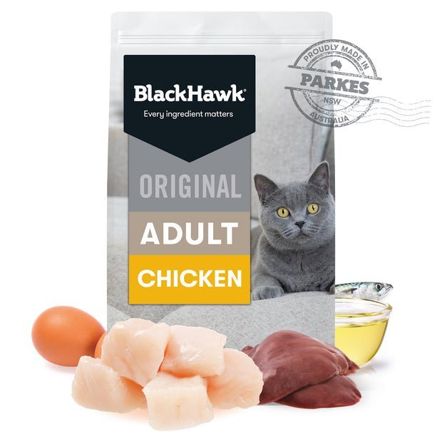 Black Hawk Dry Cat Food Adult Chicken - Woonona Petfood & Produce