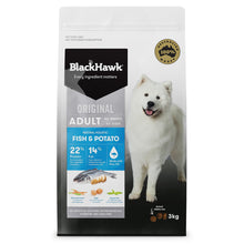 Black Hawk Dry Dog Food Adult Fish & Potato - Woonona Petfoods