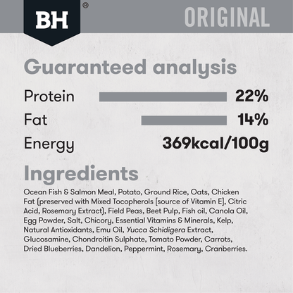 Black Hawk Dry Dog Food Adult Fish & Potato - Woonona Petfoods