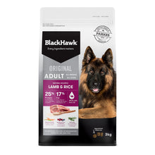 Black Hawk Dry Dog Food Adult Lamb & Rice - Woonona Petfoods