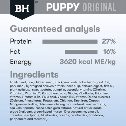 Black Hawk Dry Dog Food Puppy Large Breed Lamb and Rice - Woonona Petfoods