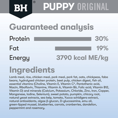 Black Hawk Dry Dog Food Puppy Small Breed Lamb and Rice - Woonona Petfoods