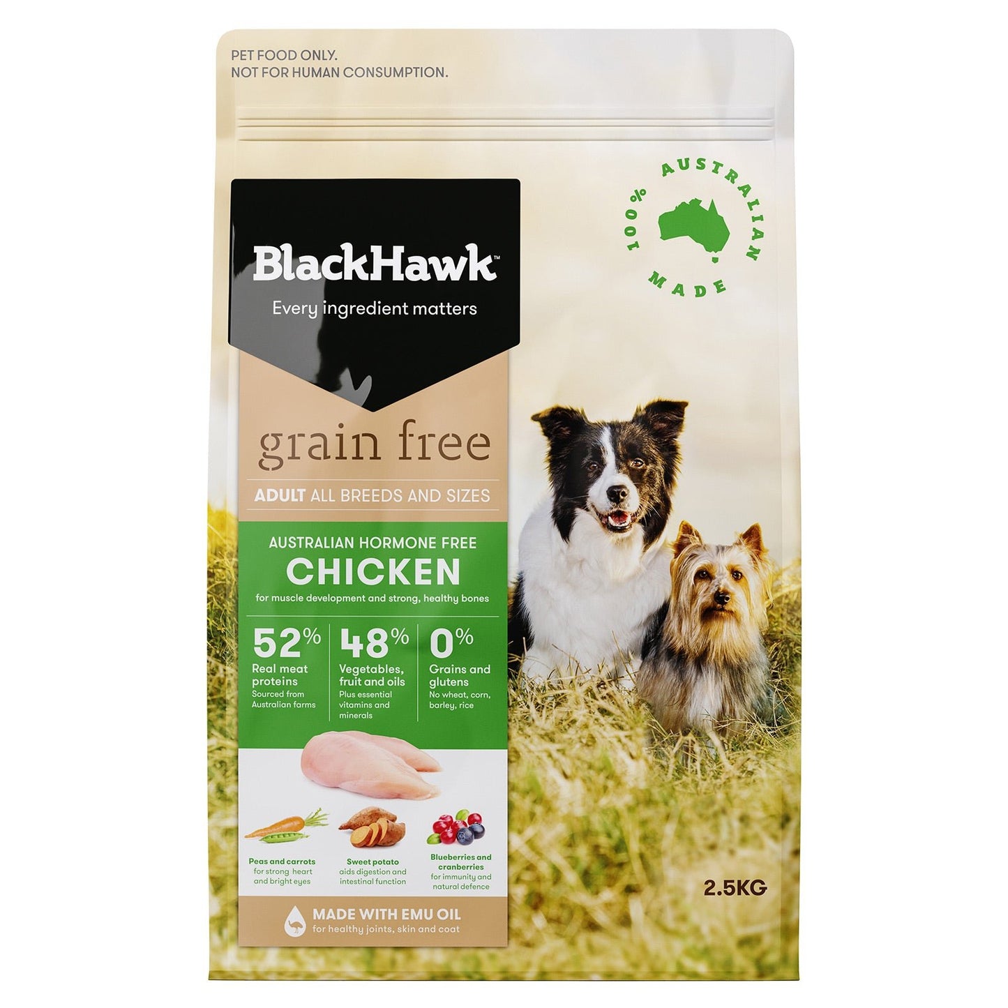 Black Hawk Grain Free Dry Dog Food Chicken - Woonona Petfood & Produce