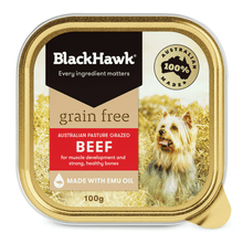 Black Hawk Grain Free Wet Dog Food 100g Beef - Woonona Petfoods