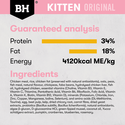 Black Hawk Dry Cat Food Kitten Chicken