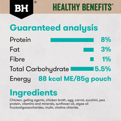 Black Hawk Wet Dog Food Adult Sensitive Skin and Gut Chicken and Vegetables 85g - Woonona Petfoods