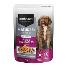 Black Hawk Wet Dog Food Mature 7+ Lamb and Vegetables 85g - Woonona Petfoods