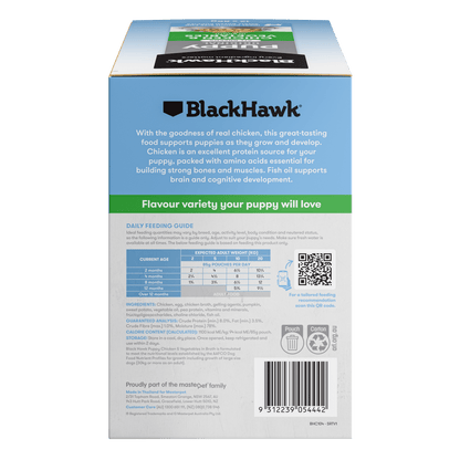 Black Hawk Wet Dog Food Puppy Chicken and Vegetable - Woonona Petfoods
