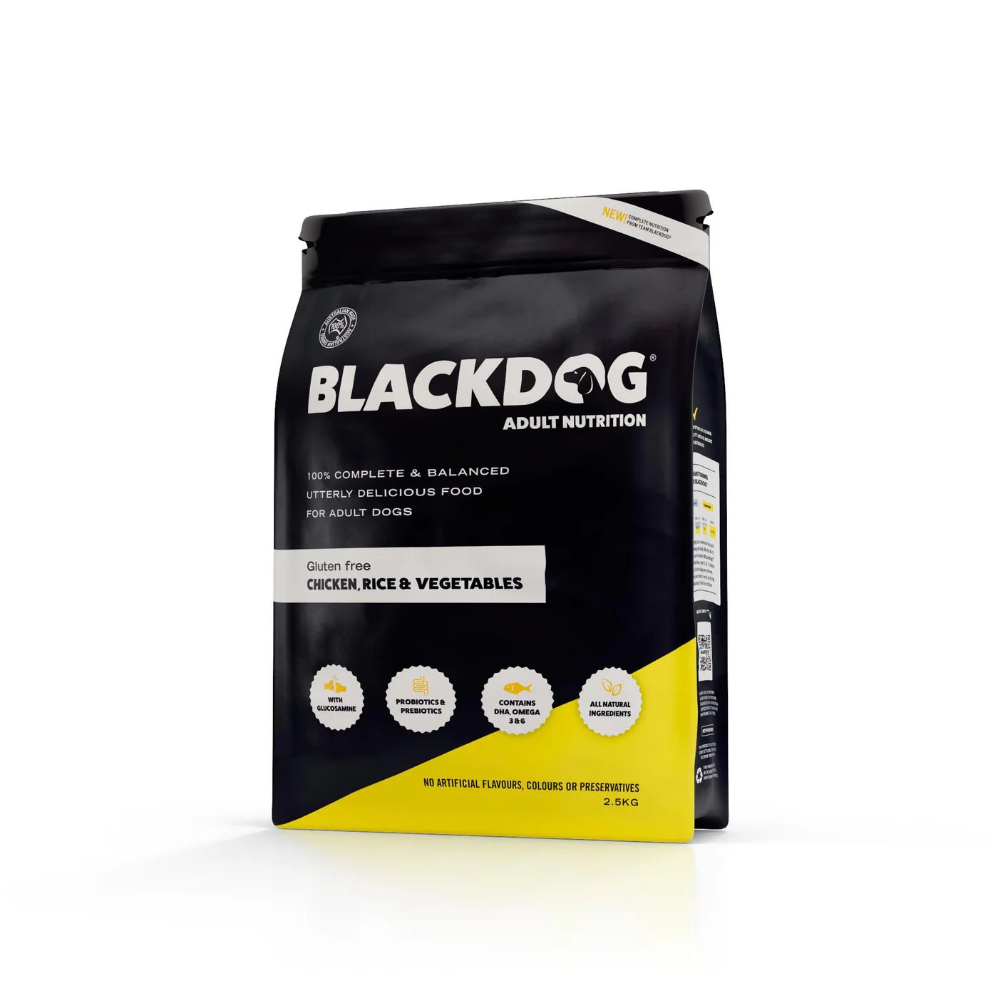 Blackdog Adult Chicken, Rice & Vegetables 2.5kg - Woonona Petfoods